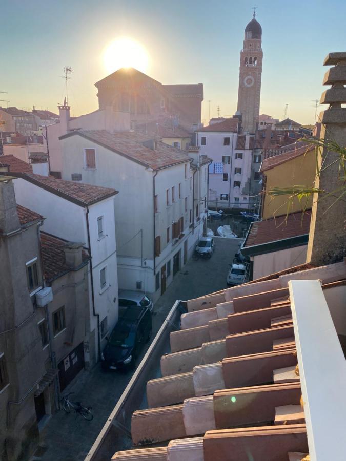 Laguna Blu Camera Tramonto Con Terrazza Panoramica In Comune Чоджия Екстериор снимка